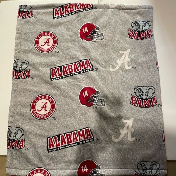 Alabama Crimson Tide Gray Fleece Blanket - Picture 1 of 3
